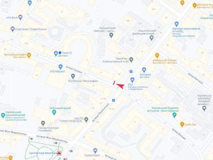 Ситилайт B в Харькове, 1.8x1.2  Гіршмана вул., 19 схема