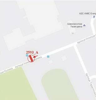 Билборд A в Херсоне Кулика вул. - Тираспольська вул., 1 схема