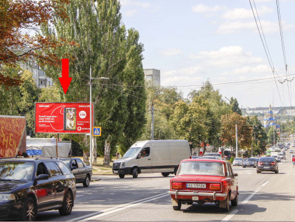 Білборд, Бігборд (Борд)  B у Харкові, 3x6  Валентинівська вул., 20, в центр Фото 1