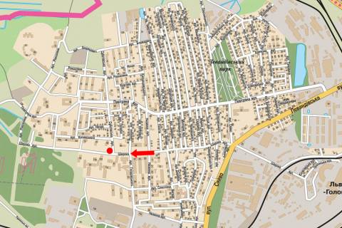 Призматрон, Призма A у Львові, 3x6  Широка вул., 68 / Суботівська вул., біля супермаркету "АТБ", ринку "Левандівський", права - 19325 схема