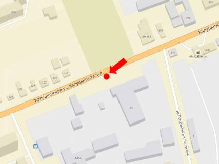 Билборд B в Ужгороде, 3x6  Капушанська вул., 145, до супермаркету "Велмарт", з центру схема