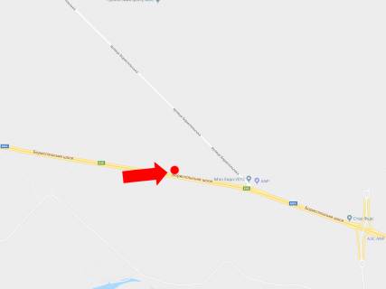 Билборд B в Киеве, 3x6  Траса Київ-Бориспіль - вул. Бориспільська, навпроти знаку "Євро 2012", в сторону аеропорту "Бориспіль", гіпермаркету "Фоззі" схема