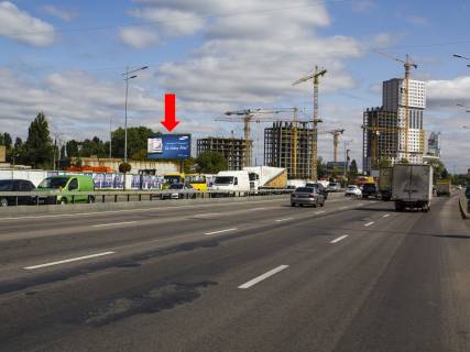 Билборд  в Киеве, 3x6  Бажана пр. - вул. Чернігівська, ст.м. "Вирлиця", навпроти АЗС "Glusco", в сторону Харківської пл., аеропорту Бориспіль фото 1