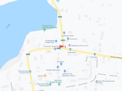 Билборд  в Ильинцах, 3x6  Незалежності вул. схема