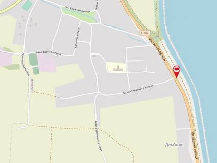 Билборд A в Бурштыне, 3х6  траса Івано-Франківськ-Львів  №4 схема