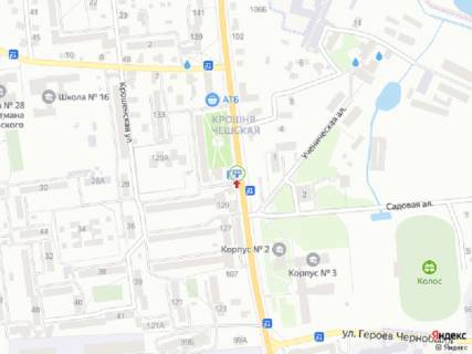 Призма B в Житомире, 6x3  Покровська вул. (Щорса вул.), 131 (Ощадбанк, маркет "ВОПАК", Агротехнічний коледж, АТБ-маркет), в напрямку з центра - 254155 схема