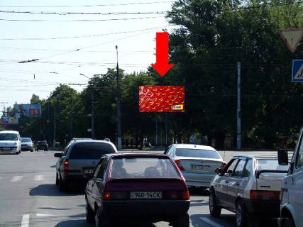 Билборд A в Кременчуге, 3x6  Пугачова вул. - Київська вул. фото 1