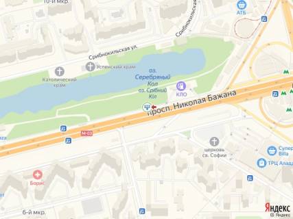 Призма A в Киеве Бажана пр., 1Д, АЗС "КЛО", в центр - 291227 схема