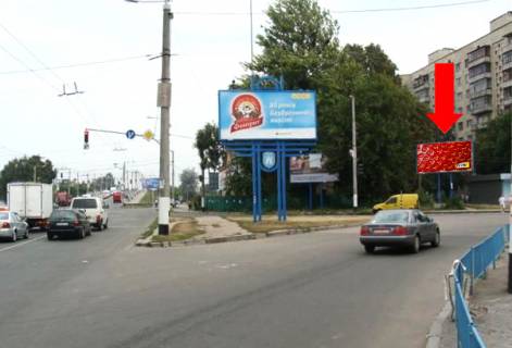 Билборд  в Житомире, 3x6  Київська вул., 122 / Петлюри вул. (кол. Бородія вул.), біля автовокзалу фото 1