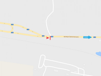 Билборд A в Харькове, 3x6  Залютинська вул., (2), в місто схема