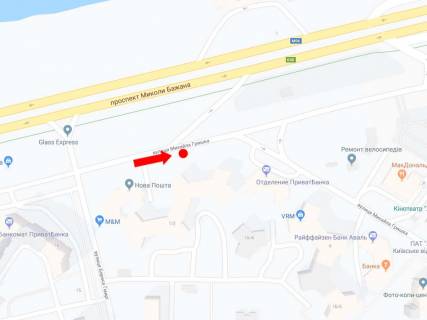 Білборд, Бігборд (Борд)   у Києві, 3x6  Гришка вул. - вул. Гмирі, біля McDonald's, в сторону ст.м. "Позняки", ТРЦ "Alladin" схема