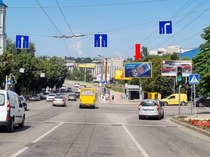 Билборд  в Кропивницкий (Кировоград), 3x6  В. Перспективна вул. (кол. Маркса вул.) / Верхня Пермська вул., біля спортивної школи "Надія", в бік центрального ринку фото 1