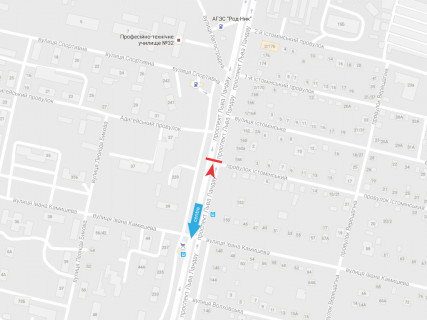 Призма A в Харькове, 3x6  Ландау пр., 158/1, в центр - 666221 схема