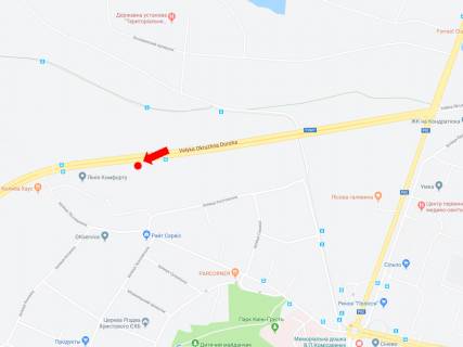 Білборд, Бігборд (Борд)   у Києві, 3x6  Велика Кільцева дорога, 1 км. від Мінського пр. в бік Пущі Водиці, вул. Міська схема