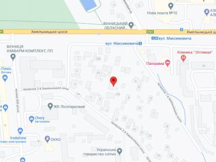 Видеоборд A в Виннице Хмельницьке шосе вул., 105-В, аптека "Конекс", прайс за ролик 10 сек 1 вихід/5 хвилин, на двосторонньому екрані, від 144 виходів на день. Розрахунок для інших параметрів трансляції уточнюйте у менеджера. - 301259 схема