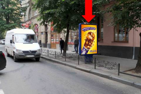 Ситилайт  в Львове, 1.8x1.2  Січових Стрільців вул., 10 фото 1