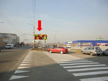 Билборд A в Сумах, 3x6  Героїв Крут вул. (кол. Черепіна вул.) / Лушпи пр., біля АЗС "Marshal" фото 1