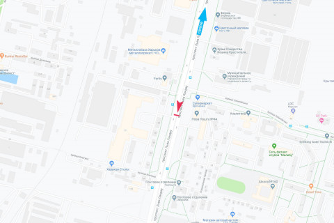Призма B в Харькове, 3x6  просп. Льва Ландау (50-річчя СРСР)., 46, з центру - 666269 схема