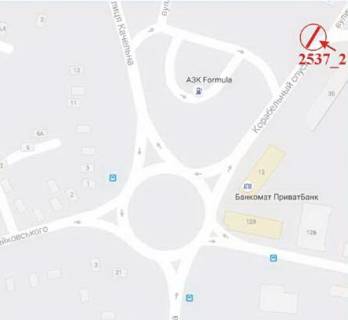 Билборд A в Херсоне Грецька (Леніна) вул. - Корабельний спуск, правий схема