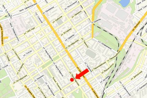 Сiтiлайт  у Кременчуці, 1.8x1.2  Першотравнева вул., 41/3, біля супермаркетів "АТБ", "Технополіс" схема