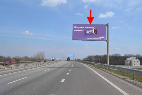 Білборд, Бігборд (Борд)  A у Пісочині, 3x6  Естакада - с. Пісочин, в'їзд в місто, (2), з боку траси Київ - Харків - Довжанський Фото 1