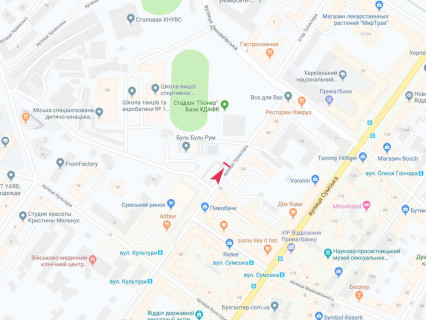 Бэклайт B в Харькове, 2.3x3.14  Трінклера вул., 9, навпроти буд. 24, з центру схема