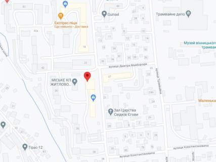 Видеоборд A у Вінниці Ратушної вул., 24а, аптека "Конекс", прайс за ролик 10 сек 1 вихід/5 хвилин, на двосторонньому екрані, від 144 виходів на день. Розрахунок для інших параметрів трансляції уточнюйте у менеджера. - 301276 схема