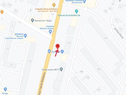 Скролер, Скрол A у Чернівцях Героїв Майдану вул. (Колиш. Червоноармійська вул.), 59 - 300157 схема