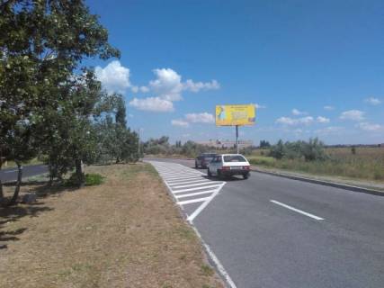 Билборд A в Бердянске Макарова ул., Коса, выезд ДПС фото 1