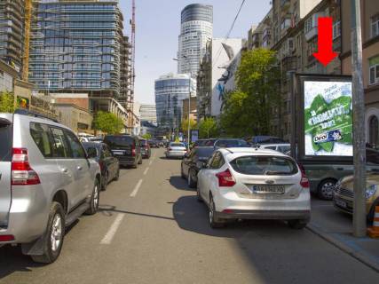 Ситилайт  в Киеве, 1.8x1.2  Мечникова вул., 16, навпроти супермаркету "Good wine", в сторону Кловського узвозу фото 1