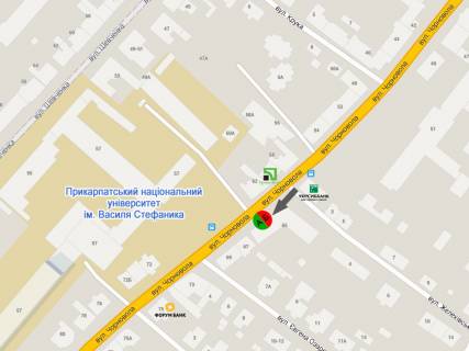 Ситилайт B в Ивано-Франковске Чорновола  (Прикарпатський університет) №1 схема