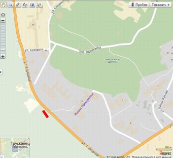 Билборд A в Трускавце Городище вул., 8 схема