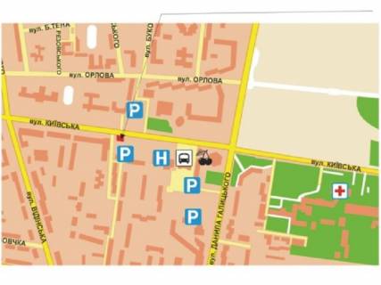 Призма A в Ровно Київська вул., 36 - 297661 схема