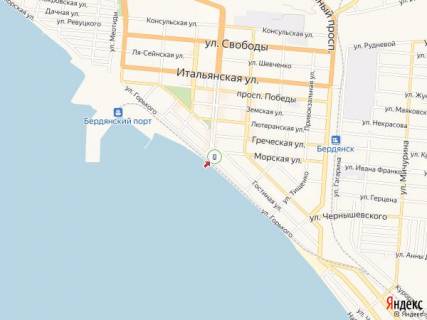 Сiтiлайт B у Бердянську Азовский пр. - Приморская пл., возле колеса обозрения схема
