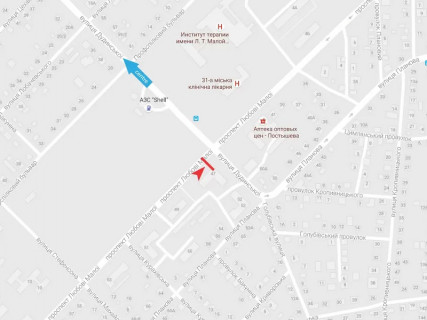Призма A в Харькове, 3x6  просп. Любові Малої (Постишева)., 47, в центр - 666148 схема