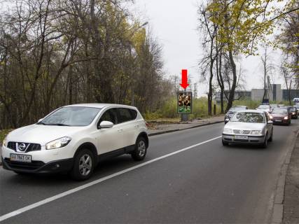 Ситилайт  в Киеве, 1.8x1.2  Паркова дорога вул., 16, ресторан "Dali park", в бік Дніпровського спуску фото 1