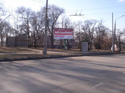 Билборд B в Запорожье Соборний пр. (колиш. Леніна пр.), в'їзд на греблю фото 1