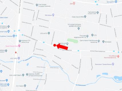 Білборд, Бігборд (Борд)  A у Харкові, 3x6  Краснодарська вул. 41 - пров. Балхашський, в бік пр. Ландау схема