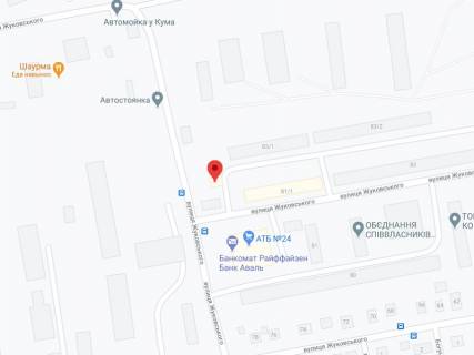 Видеоборд A у Нікополі Жуковського вул., 83в, аптека "Мед Сервіс", №Дп064, прайс за ролик 10 сек 1 вихід/5 хвилин, з 8:00-22:00. Розрахунок для інших параметрів трансляції уточнюйте у менеджера. - 301468 схема
