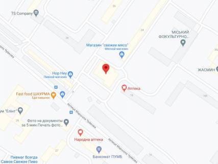 Билборд A в Запорожье Чуйкова вул., 22, аптека "Мед Сервіс", №Дн137, прайс за ролик 10 сек 1 вихід/5 хвилин, з 8:00-22:00. Розрахунок для інших параметрів трансляції уточнюйте у менеджера. схема