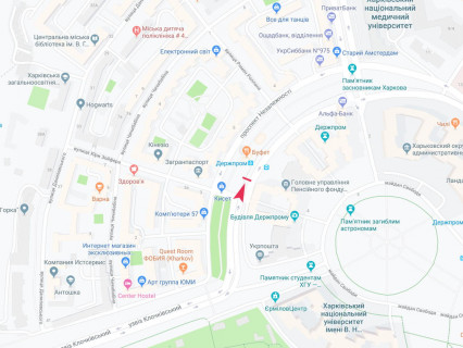 Скроллер A в Харькове, 2.3x3.14  просп. Незалежності (просп. Правди)., 5а, в центр - 667466 схема