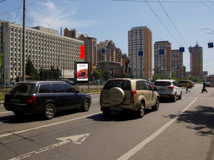 Ситискролл A в Киеве, 1.8x1.2  Українки бул., 24 / Алмазова вул. (колиш. Кутузова вул.), на світлофорі, до ст. м. "Печерська" фото 1