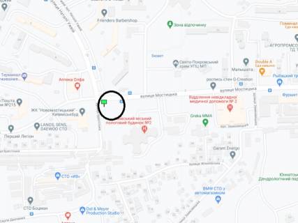Призма A в Киеве Мостицька вул. - Брестська вул. - 331370 схема