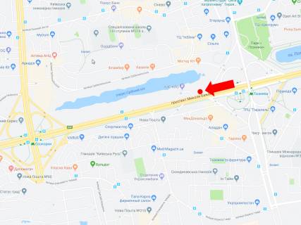 Призматрон, Призма  у Києві, 3x6  Бажана пр. - пр. Григоренко, ст. м. "Позняки", біля АЗС "Кло", навпроти McDonald's, в центр - 446107 схема