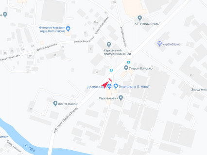 Билборд A в Харькове, 3x6  просп. Любові Малої (Постишева), 99, в центр схема