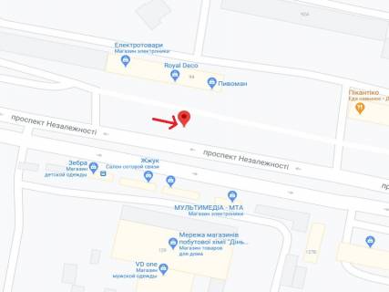 Скроллер B в Черновцах Независимости пр., 94 - 300139 схема