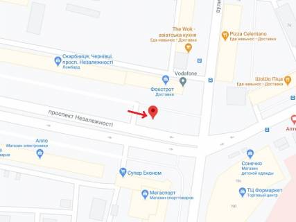 Скролер, Скрол B у Чернівцях Незалежності пр., 80 - 300121 схема