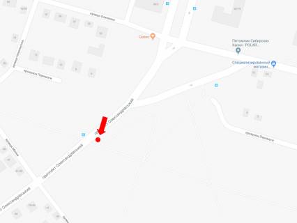 Билборд  в Харькове, 3x6  Олександрівський пр. (кол. Косіора пр.) / Осипенка вул., в бік Ландау пр.  (кол. 50 років СРСР) схема