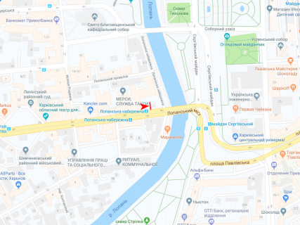 Ситилайт B в Харькове, 1.8x1.2  Полтавський Шлях вул., 4 схема