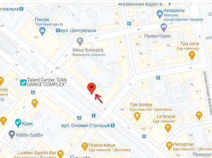Ситилайт A в Днепр (Днепропетровск), 1.2х1.8  просп. Дмитра Яворницького в районі буд. 46 схема